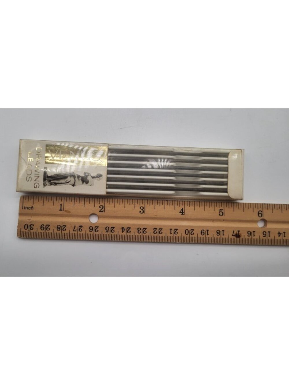 Vintage Venus Drawing Pencil Leads- 1/2 dozen pkgs x 5 No 842 F Made in USA - Picture 7 of 7